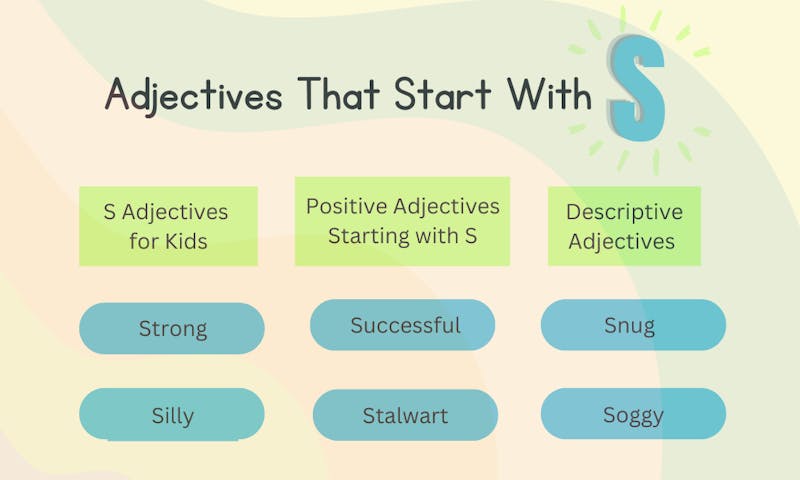 adjectives that start with s examples